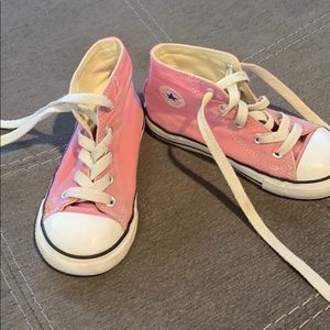 Converse high top girls youth 9